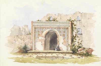 The Bab el-Kasbah in Tangier by Thomas Ender
